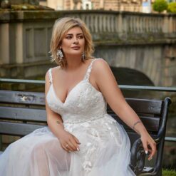 Robe De Mariée Sexy Grande Taille | Soirée Blanche