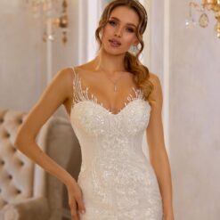 Robe De Mariée Sirène Dos Dentelle image 8 | Soirée Blanche Robe De Mariée Sirène Dos Dentelle | Soirée Blanche