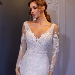 Robe De Mariée Sirène Princesse Blanche image 6 | Soirée Blanche Robe De Mariée Sirène Princesse Blanche | Soirée Blanche