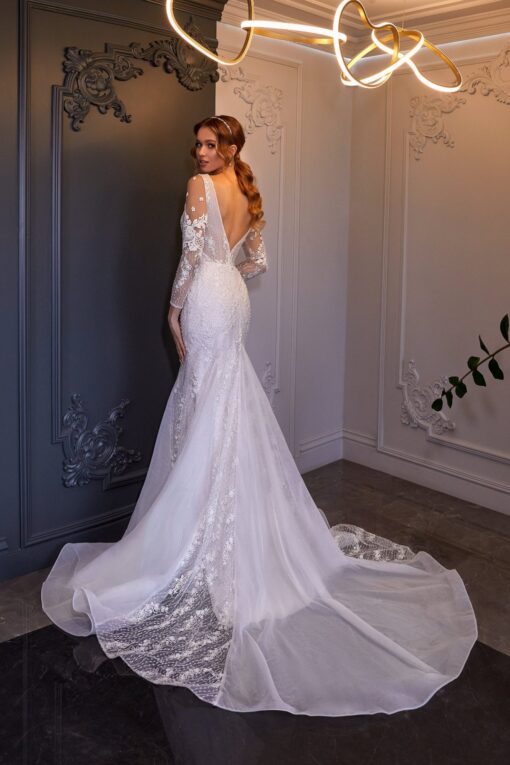 Robe De Mariée Sirène Princesse Blanche | Soirée Blanche