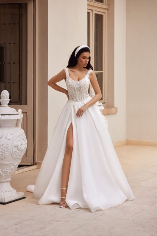 Robe De Mariée Longue Blanche | Soirée Blanche