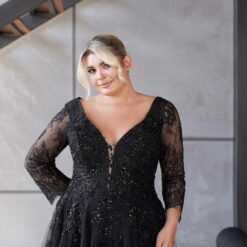 Robe De Mariée Noire Grande Taille | Soirée Blanche