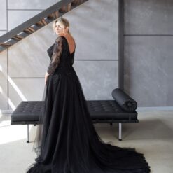 Robe De Mariée Noire Tulle | Soirée Blanche