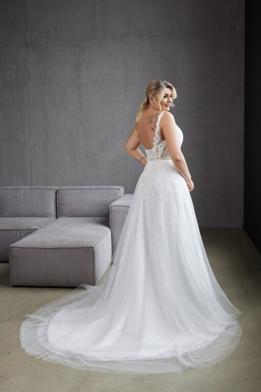 Robe De Mariée Grande Taille Paillette | Soirée Blanche