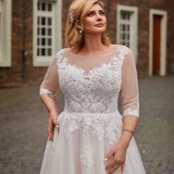 Robe De Mariée Tulle Grande Taille image 5 | Soirée Blanche Robe De Mariée Tulle Grande Taille | Soirée Blanche