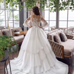 Robe De Mariée Princesse Originale Haut Transparent image 5 | Soirée Blanche Robe De Mariée Princesse Originale Haut Transparent | Soirée Blanche