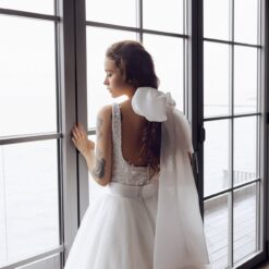 Robe De Mariée Princesse Originale Haut Strass | Soirée Blanche