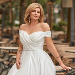 Robe Mariée Grande Taille | Soirée Blanche