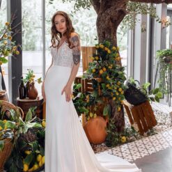 Robe De Mariée Sirène Bohème image 9 | Soirée Blanche Robe De Mariée Sirène Bohème | Soirée Blanche