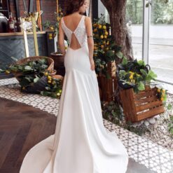 Robe De Mariée Sirène Bohème image 6 | Soirée Blanche Robe De Mariée Sirène Bohème | Soirée Blanche