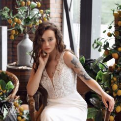 Robe De Mariée Sirène Bohème image 7 | Soirée Blanche Robe De Mariée Sirène Bohème | Soirée Blanche