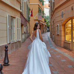 Robe De Mariée Simple A Manches Longues Blanche | Soirée Blanche