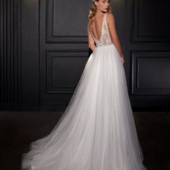Robe De Mariée Princesse Dos Nu | Soirée Blanche