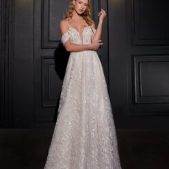 Robe De Mariée Romantique Bohème A Dentelle | Soirée Blanche