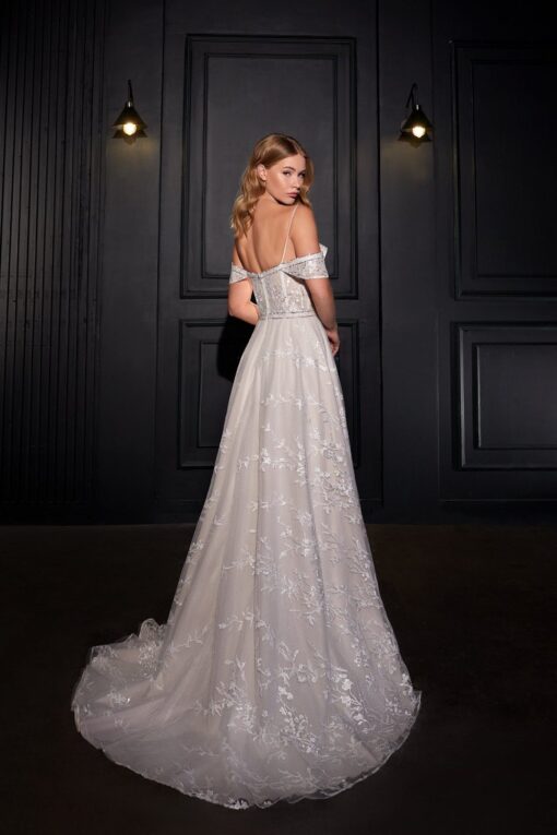 Robe De Mariée Romantique Bohème A Dentelle | Soirée Blanche