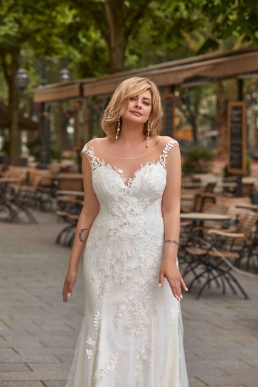 Robe Mariée Grande Taille Sirène | Soirée Blanche