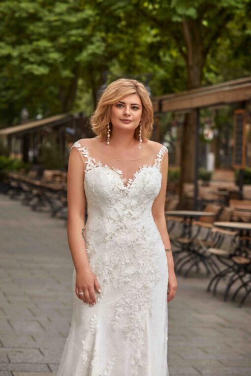 Robe Mariée Grande Taille Sirène | Soirée Blanche
