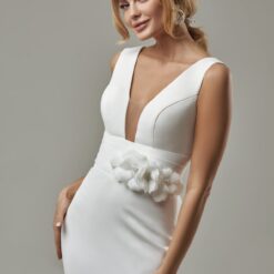 Robe De Mariée Sirène Bohème Blanche image 8 | Soirée Blanche Robe De Mariée Sirène Bohème Blanche | Soirée Blanche