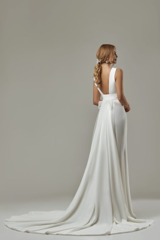 Robe De Mariée Sirène Bohème Blanche | Soirée Blanche