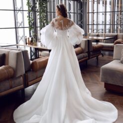 Robe De Mariée Princesse Bustier Dentelle Blanche | Soirée Blanche