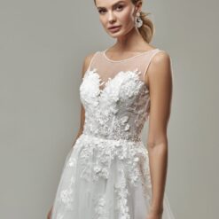 Robe De Mariée Dentelle Bohème Blanche | Soirée Blanche