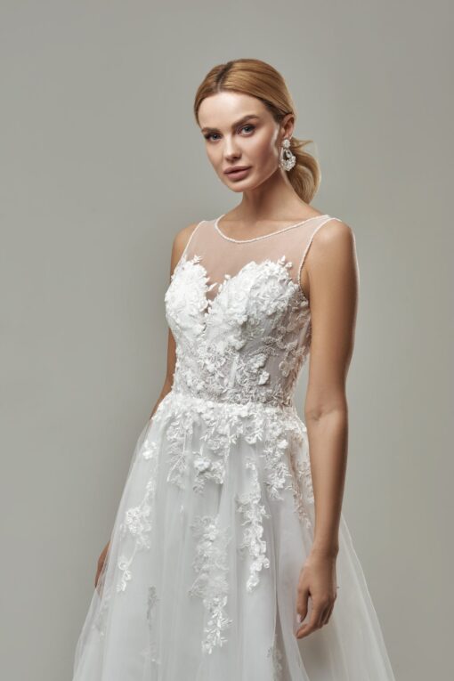 Robe De Mariée Dentelle Bohème Blanche | Soirée Blanche