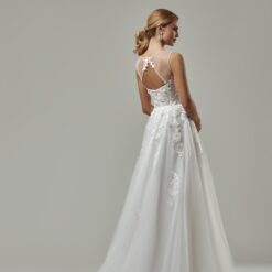 Robe De Mariée Dentelle Bohème Blanche | Soirée Blanche