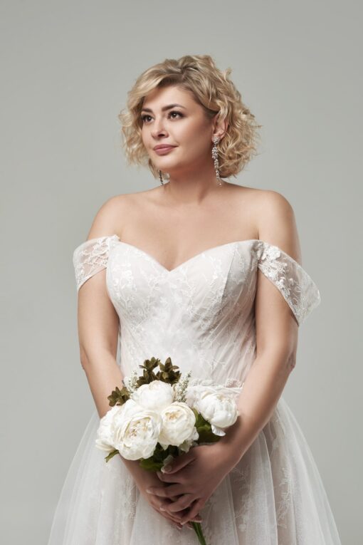 Robe De Mariée Femme Forte | Soirée blanche