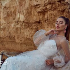 Robe De Mariée Sirène Tulle Blanche image 7 | Soirée Blanche Robe De Mariée Sirène Tulle Blanche | Soirée Blanche