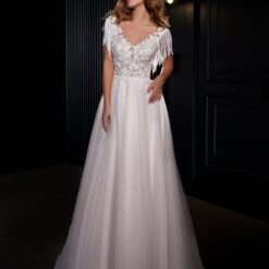 Robe De Mariée Bohème Chic Blanche | Soirée Blanche