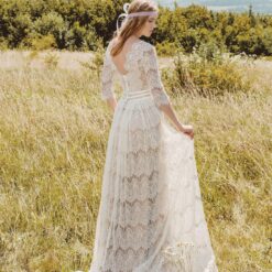 Bohème Robe De Mariée Simple | Soirée Blanche
