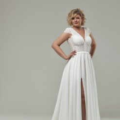 Tenue Mariage Civil Femme Ronde | Soirée Blanche