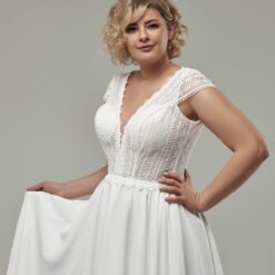 Tenue Mariage Civil Femme Ronde | Soirée Blanche