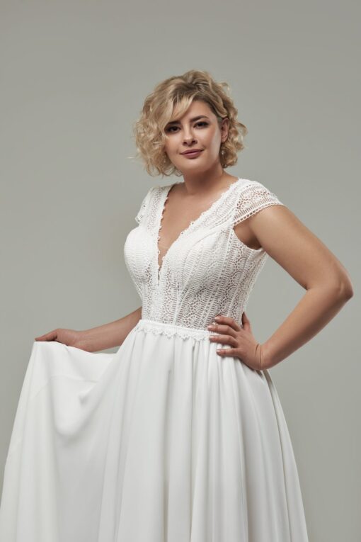 Tenue Mariage Civil Femme Ronde | Soirée Blanche