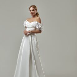 Robe De Mariée Fluide Bohème Blanche | Soirée Blanche