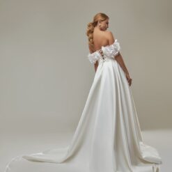 Robe De Mariée Fluide Bohème Blanche | Soirée Blanche