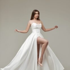 Robe De Mariée Fendue image 6 | Soirée Blanche Robe De Mariée Fendue | Soirée Blanche