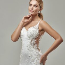 Robe De Mariée Sirène Blanche Dos Nu image 7 | Soirée Blanche Robe De Mariée Sirène Blanche Dos Nu | Soirée Blanche