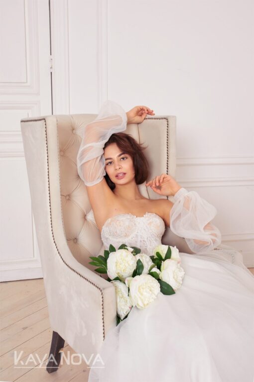 Robe De Mariée Bustier | Soirée Blanche