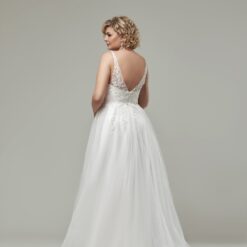 Robe De Mariée Femme Ronde Et Petite | Soirée Blanche