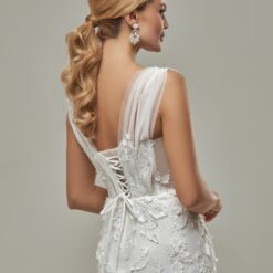 Robe De Mariée Sirène Champêtre Blanche | Soirée Blanche