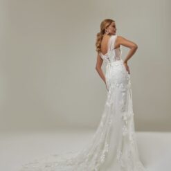 Robe De Mariée Sirène Champêtre Blanche | Soirée Blanche