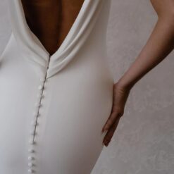 Robe De Mariée Sirène Simple Blanche