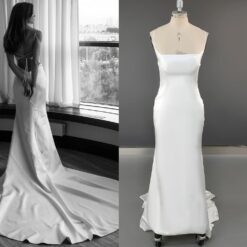 Robe De Mariage Dos Nu image 9 | Soirée Blanche Robe De Mariage Dos Nu