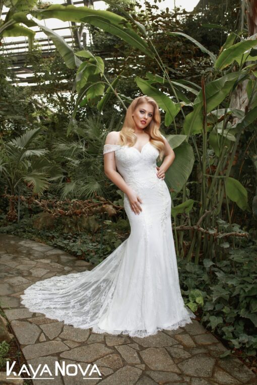 Robe De Mariée Grande Taille Sirène Dentelle
