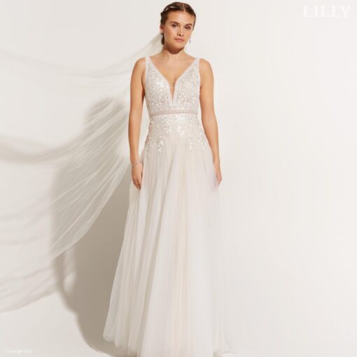 Robe De Mariée Tulle Et Dentelle