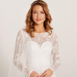 Robe De Mariée Dentelle Dos Nu Manche Longue