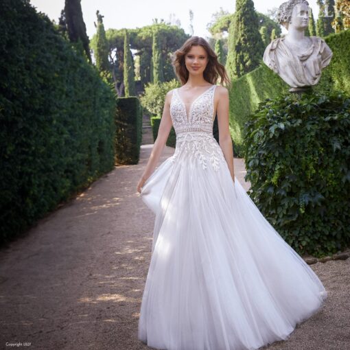 Robe De Mariée Tulle Et Dentelle – Image 4