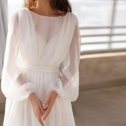Robe De Mariée Déesse Grecque Blanche image 7 | Soirée Blanche Robe de Mariée Déesse Grecque Blanche