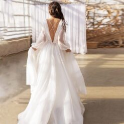 Robe De Mariée Déesse Grecque Blanche image 6 | Soirée Blanche Robe de Mariée Déesse Grecque Blanche